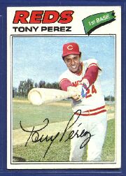 1977 Topps Baseball Cards      655     Tony Perez